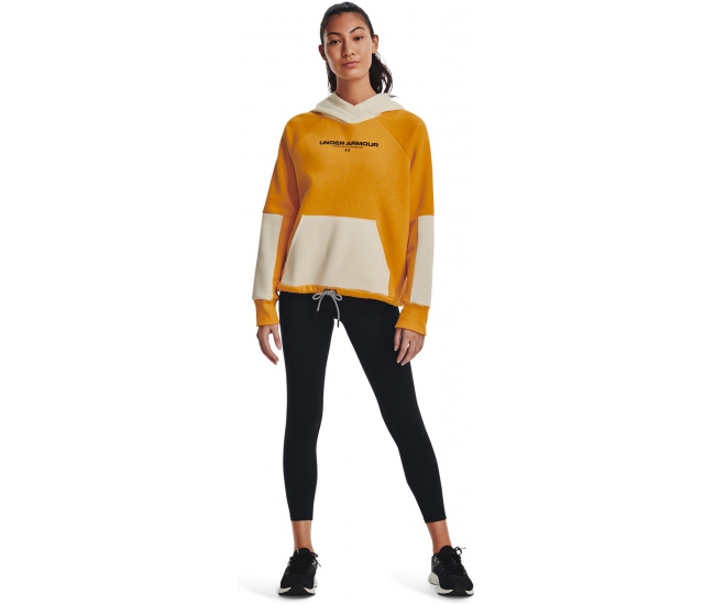 Under armour online hoodie yellow women