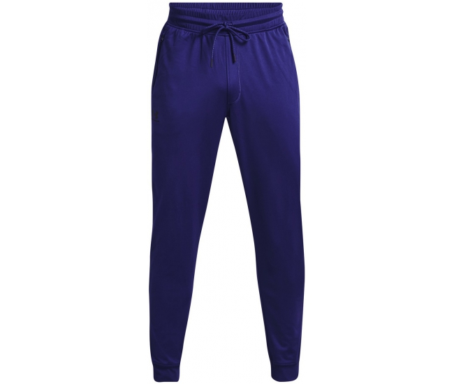 Mens sports pants Under Armour SPORTSTYLE TRICOT JOGGER blue