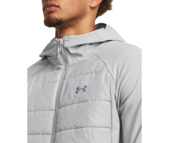 Mens winter jacket Under Armour STRM SESSION HBD LT JKT grey