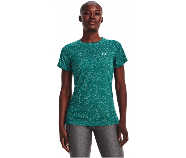 Green under armour fashion shirt womens