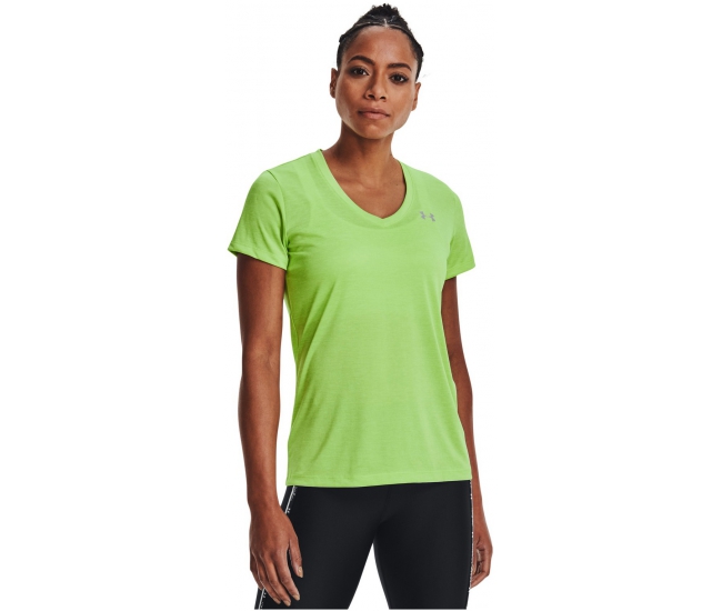 Womens functional short sleeve shirt Under Armour TECH SSV - TWIST