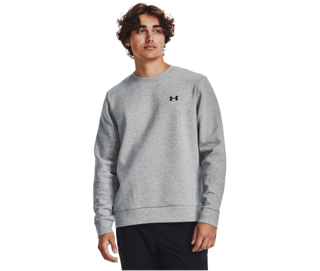 Mens functional sweatshirt Under Armour UNSTOPPABLE FLC CREW grey