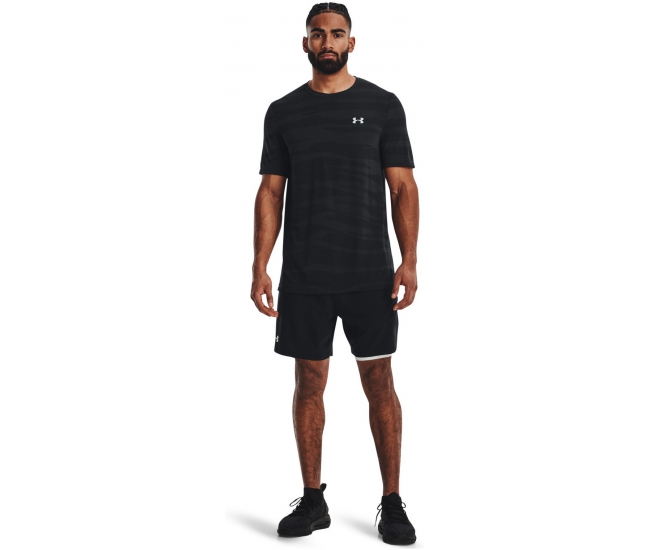 Mens sports shorts Under Armour VANISH WOVEN 2IN1 SHORTS black