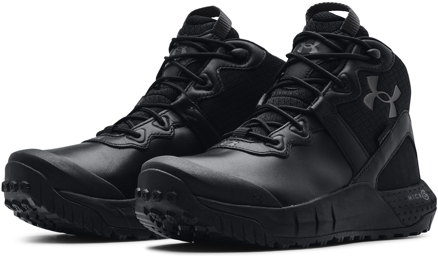 Womens winter boots Under Armour MG VALSETZ MID LTHR WP W black