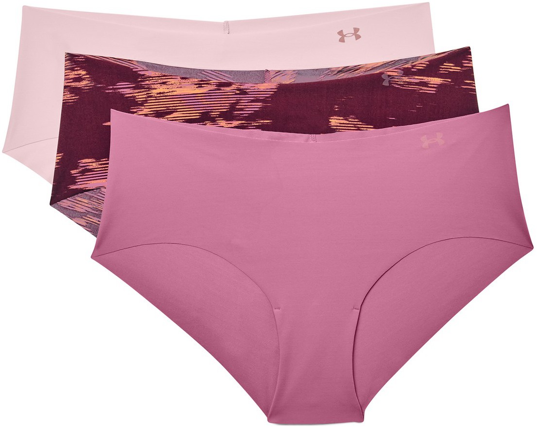 panties Under Armour Pure Stretch Hipster Print 3 Pack - 656/Pink/Knock  Out/Black Rose - women´s - Snowboard shop, skateshop 