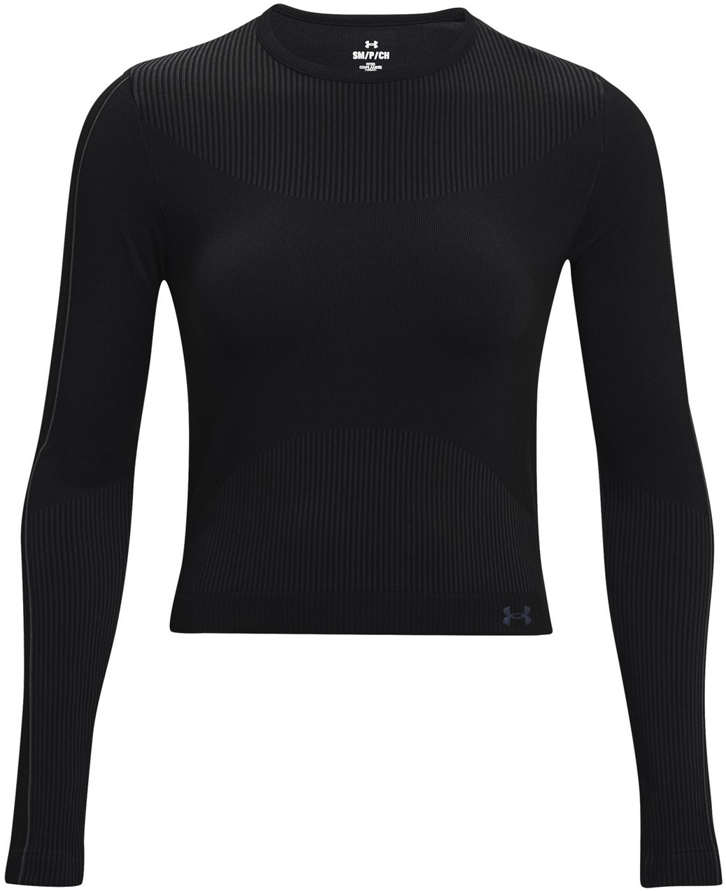 Womens functional long sleeve shirt Under Armour RUSH SEAMLESS LS W black