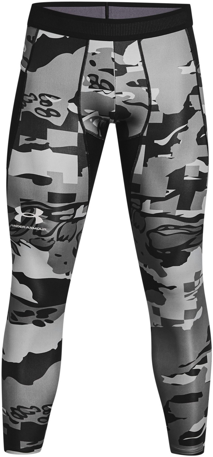 Mens compression 7/8 leggings Under Armour UA HG ARMOUR CAMO LGS black